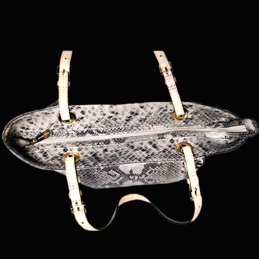 Michael Michael Kors Python Jet Set Leather Tote - image 6